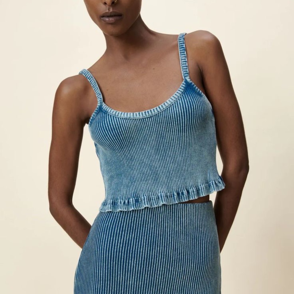 Zara Ribbed Crop Top